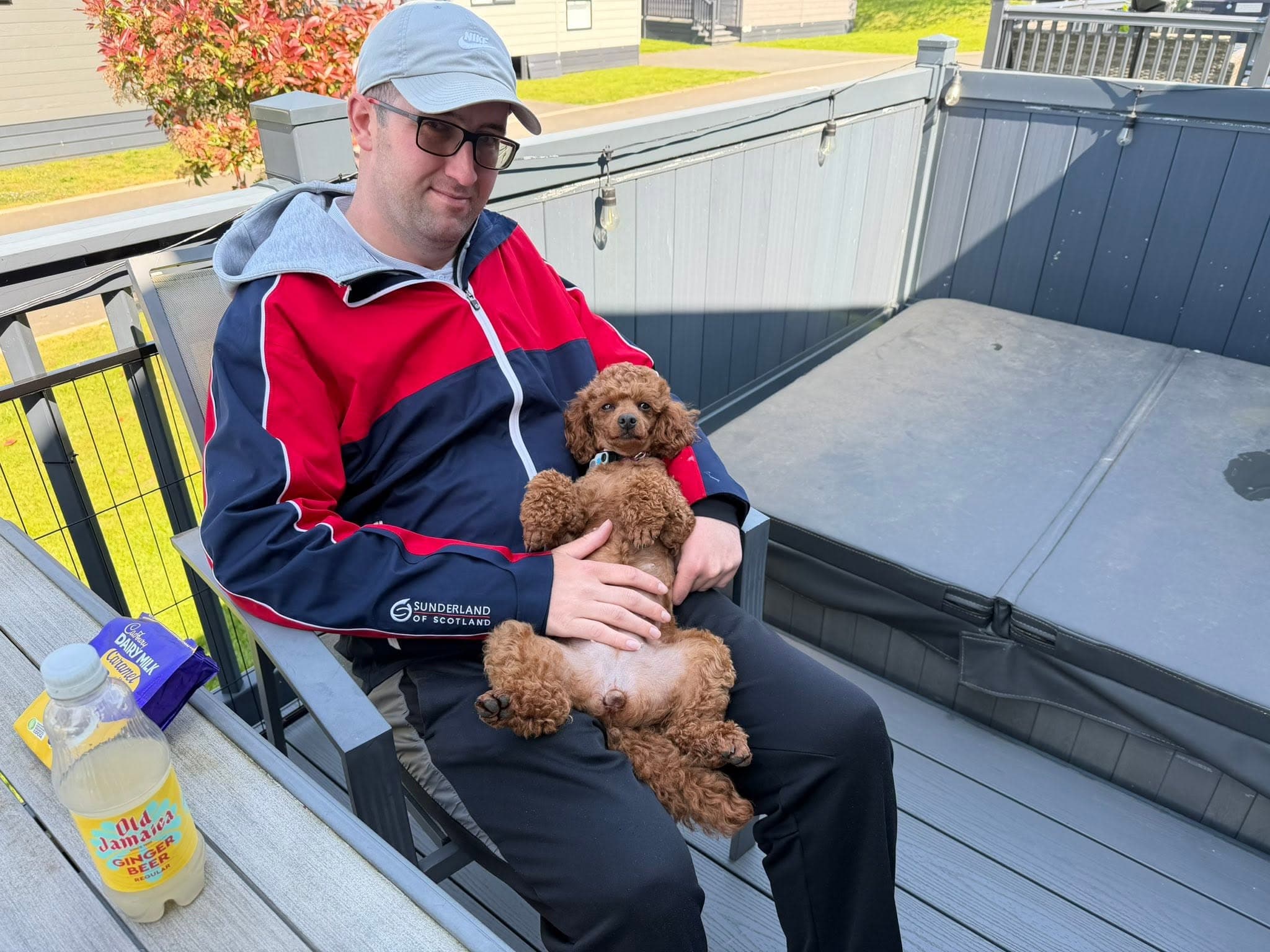 A happy dog cared for by Pup Central